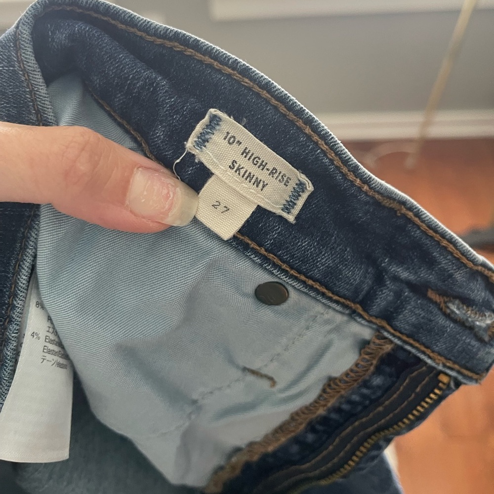 Madewell High Rise Skinny Jean size 27